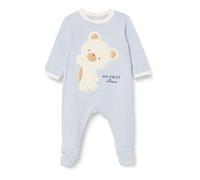 Chicco Mono Con Abertura Frontal, Bebé-Niños, Azul claro (3), 0 meses, Diseñado en Italia