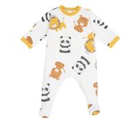 Chicco Mono Con Cierre de Solapa, Unisex bebé, Blanco (3), 6 meses, Diseñado en Italia