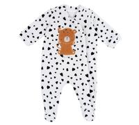 Chicco Mono de Chenilla, Con Abertura En La Parte Delantera, Bebé-Niñas, Blanco, 3 meses, Diseñado en Italia