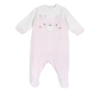 Chicco Mono de Chenilla Con Abertura En Rótula, Bebé-Niñas, Rosa (4), 3 meses, Diseñado en Italia