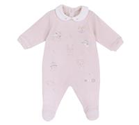 Chicco Mono de Chenilla Con Abertura En Rótula, Bebé-Niñas, Rosa (5), 3 meses, Diseñado en Italia