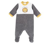 Chicco Mono de Chenilla Con Abertura En Rótula, Bebé-Niños, Gris, 1 meses, Diseñado en Italia
