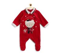 Chicco, Mono navideño de chenilla con pie, Bebé-Niños, Rojo (412), 9 meses