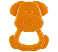Chicco Mordedor Perro ECO+ para la Dentición de los Bebés con Burbujas en Relieve, Hecho de Bioplástico Suave, Hecho en Italia - Juguete para la Dentición de los Niños de 3 a 18 Meses