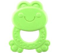 Chicco Mordedor Rana ECO+ para la Dentición de los Bebés con Burbujas en Relieve, Hecho de Bioplástico Suave, Juguete para la Dentición de los Niños de 3 a 18 Meses