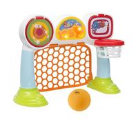 Chicco Multisport League Game, Juego Electrónico e Interactivo, Canasta, Marcador con Luces y Sonidos, 3 Modos de Juego, Pelota de Plástico Blanda Incluida, Juguetes para Niños de 2 a 5 Años