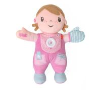 Chicco Muñeca Interactiva Evolutiva Bilingüe (Italiano/Inglés) Mila, Enseña Partes del Cuerpo, Números y Vestirse, Método Montessori, Suave 6 Meses+