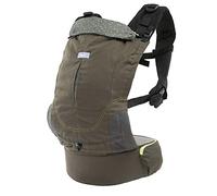 Chicco Myamaki Fit Portabebés Ergonómico de 0 Meses a 15 kg, con Asiento y Paneles Ajustables, Mochila Portabebés con Sujeción para Cabeza y Cuello, Color Caqui (Leaf)