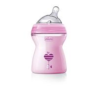 CHICCO Biberón NaturalFeeling Rosa 2 Meses+ // Precio, Comprar n/a 250 ml
