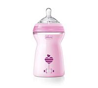 Chicco Biberón Natural Feeling 6m + 330ml Rosa