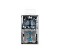 Chicco Naturalfeeling Biberón Silicona +0 M Black & White 150 ml