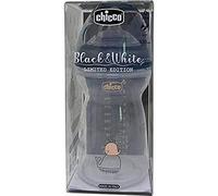 Chicco Naturalfeeling Biberón Silicona +6 M Black & White 330 ml