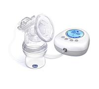 Chicco Naturally Me Sacaleches Eléctrico con Modo de Estimulación y Extracción, 10 Niveles de Intensidad - Extractor de Leche Cómodo, Rápido y Ergonómico con Biberón 150ml de Tetina Inclinada