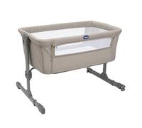 Chicco Next2Me Essential Cuna para Recién Nacido, Sostenible, Compatible con Diferentes Camas, Altura Ajustable, Inclinable, Buena Circulación de Aire, Colchón y Bolsa Incluidos, Color: Dune Re_lux