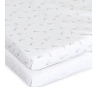 Chicco - 2 sábanas ajustables Algodón para cuna Next2Me - Cloud