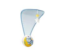 Chicco Next2Moon Móvil Cuna para Recién Nacidos, Proyector Desmontable, Compatible con Cuna Next2Me, Luces Multicolor, Música Relajante, Figuras Colgantes, Juguete para Recién Nacidos +0 Meses, Azul