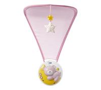Chicco Next2Moon Móvil Cuna para Recién Nacidos, Proyector Desmontable, Compatible con Cuna Next2Me, Luces Multicolor, Música Relajante, Figuras Colgantes, Juguete para Recién Nacidos +0 Meses, Rosa