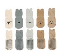 Chicco Niños Set de 5 Pares de Calcetines Antideslizantes