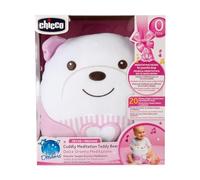 Chicco Osito de Peluche, Suave Peluche Electrónico para Bebés, Acolchado Blando, 20 Minutos de Música Relajante y Meditativa, Luz Suave, Lavable a Máquina, 0 Meses +, Rosa