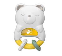 Chicco, Osito Día y Noche, Sonajero Electrónico con Melodías Alegres y Luces Parpadeantes, Música Clásica y Luces Suaves, Actividades Manuales, se Puede Colgar en la Cuna, Juguete Bebé +0 Meses