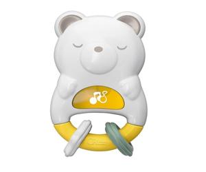 Chicco, Osito Día y Noche, Sonajero Electrónico con Melodías Alegres y Luces Parpadeantes, Música Clásica y Luces Suaves, Actividades Manuales, se Puede Colgar en la Cuna, Juguete Bebé +0 Meses