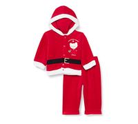 Chicco, Outfit di Natale in ciniglia, Bebé - Unisex, Rojo (1), 9M, Diseñado en Italia