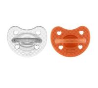 Chicco - Pack 2 chupetes PhysioForma Luxe 16-36M - Naranja