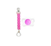 Chicco Pack Chupete Micrò 0-2M Con Clip Fashion Rosa 1 Unidad 300 g