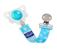 Chicco Pack Chupete Micrò 0-2M Con Clip Fashion Azul 1 Unidad 200 g