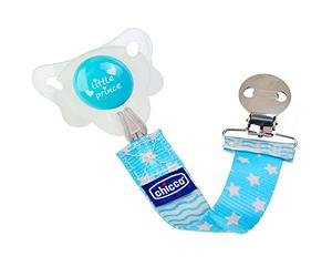 Chicco Pack Chupete Micrò 0-2M Con Clip Fashion Azul 1 Unidad 200 g