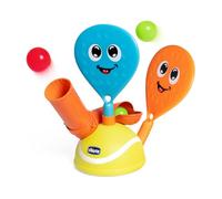 Chicco Padel Set, Juego electrónico de pádel, Incluye Dos Raquetas y Cuatro Pelotas, Entrena la coordinación Manual y la motricidad Fina, Juegos Deportivos, 3-5 años