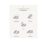 Chicco, Pantuflas Niña, Zapatillas para la Guardería y Estar en Casa con Cierre Cómodo Ajustable, Designed in Italy