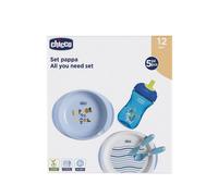 Chicco Set de Comida +12m Azul