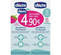 Chicco Pasta de Dientes 12m+ Fresa 2x50ml