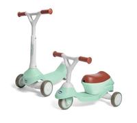 Chicco Patinete Evolutivo 2 en 1, Montable Desde 1 año, Patinete Desde 2 años, Capacidad máxima 20 kg, Manillar Giratorio y Ruedas de Goma, Ligero y Fácil de Transportar, Montable para Niños