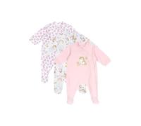 Chicco, Pelele Bebé para Niño y Niña, Conjunto de 3 Peleles de Algodón 100% con Pies y Abertura Cómoda, Ropa para Bebé de 0-3 Meses, Ideas de Regalo para Nacimiento