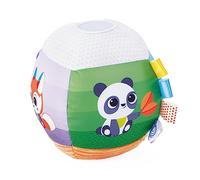 Chicco Pelota Musical de Tela Suave, Bola de Peluche con Diferentes Tejidos y Etiquetas, Sonidos y Melodías al Rodar, Adecuado Primeros Pasos y Primeras Actividades del Bebés, Multicolor, 0-18 Meses