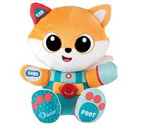 Chicco Foxy Bilingüe, Peluche para Bebé, Zorro 3 en 1, Juguete de Aprendizaje Inspirado en Montessori, Español e Inglés, con 4 Botones Interactivos, Juguetes para Bebés 6 Meses-4 Años
