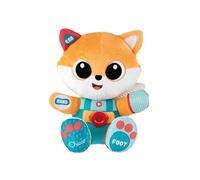 Chicco Foxy Bilingüe, Peluche para Bebé, Zorro 3 en 1, Juguete de Aprendizaje Inspirado en Montessori, Español e Inglés, con 4 Botones Interactivos, Juguetes para Bebés 6 Meses-4 Años