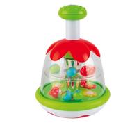 Chicco Peonza Mágica, Peonza con Bolas de Colores, Botón y Espejo Central para Aprender la Relación Causa-Efecto, Juego Educativo Infantil - Juguete Bebés de 6 Meses a 3 Años