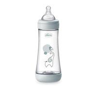 Chicco Biberón Plástico Tetina Silicona Perfect5 Neutro +4meses Flujo Rapido 300ml