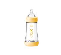 Chicco Biberón Perfect5 Xoxo 240 ml Anticólicos Tetina Silicona Amarillo 1 ud