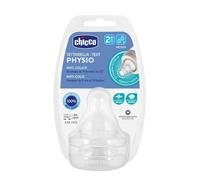Chicco Perfect5 Tetina Anti Cólicos De Silicona 2 Piezas Forma Simétrica Aplanad