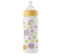 Chicco PerfectEasy Biberón Flujo Rápido Amarillo +4m 330 ml