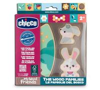 Chicco, Personajes de Madera Coleccionables, Juego Montessori, 2 Conejitos, 1 Pieza de Puzzle, Descubre el Universo My Wood Friends, Crea Historias, Juego para Niños, Bebé 2+ años, Idea de Regalo