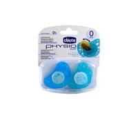 Chicco Physio Forma Air Chupete Latex Azul 0-6m X2