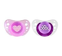Chicco Physio Air - Pack de 2 chupetes de silicona para 6-16 meses, modelos aleatorios, color rosa