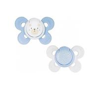 CHICCO Chupete Physio Comfort Silicona Azul 0-6 Meses // Precio, Comprar n/a 2 Unidades (Colores Aleatorios)