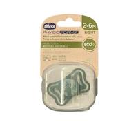 Chicco Physio Light Eco Chupeta Verde 2-6M 1 Unidade