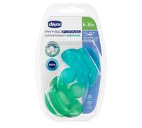 Chicco Physio Soft Silicona Azul 6-12m+ 2
